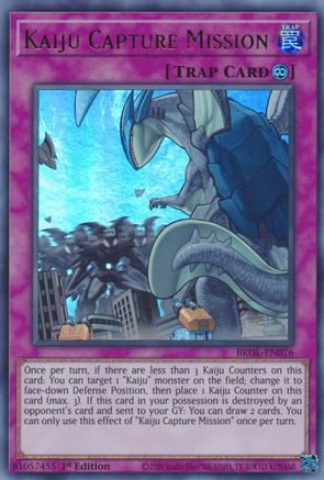 Image of Kaiju Capture Mission [BROL-EN076] Ultra Rare