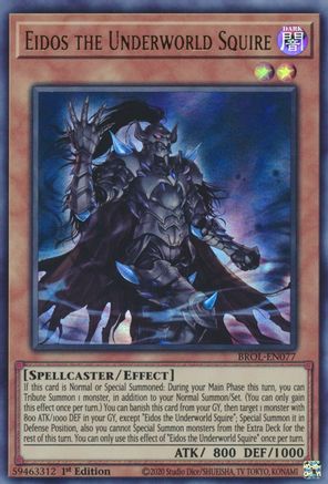 Image of Eidos the Underworld Squire [BROL-EN077] Ultra Rare