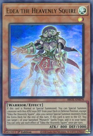 Image of Edea the Heavenly Squire [BROL-EN078] Ultra Rare