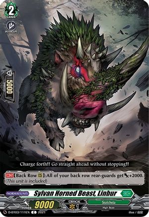 Image of Sylvan Horned Beast, Linbur (ADVANCE OF INTERTWINED STARS)