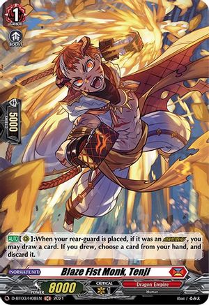 Blaze Fist Monk, Tenji (Holo) (ADVANCE OF INTERTWINED STARS)