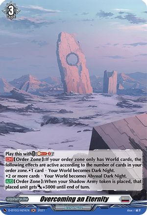 Image of Overcoming an Eternity (Holo) (ADVANCE OF INTERTWINED STARS)