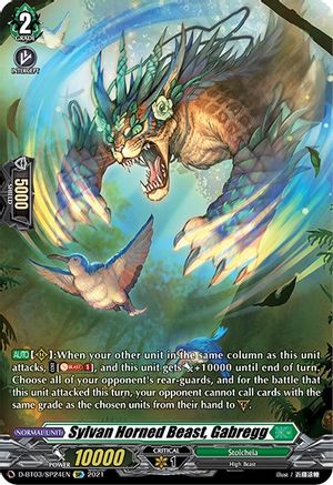 Image of Sylvan Horned Beast, Gabregg (SP) (ADVANCE OF INTERTWINED STARS)