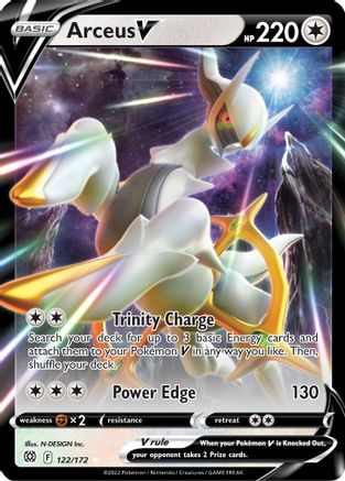 Image of Arceus V (122/172) [Sword & Shield: Brilliant Stars]