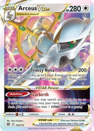 Image of Arceus VSTAR (123/172) [Sword & Shield: Brilliant Stars]