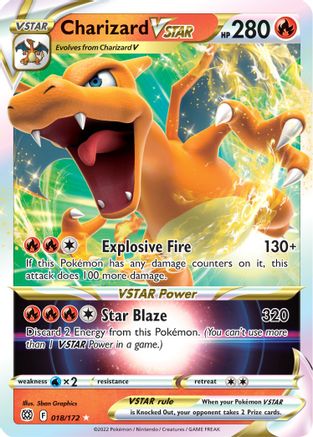 Image of Charizard VSTAR (018/172) [Sword & Shield: Brilliant Stars]