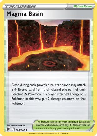 Image of Magma Basin (144/172) [Sword & Shield: Brilliant Stars]