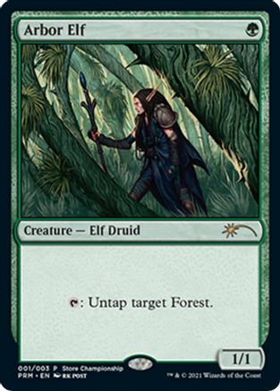 Image of Arbor Elf [Wizards Play Network 2021]