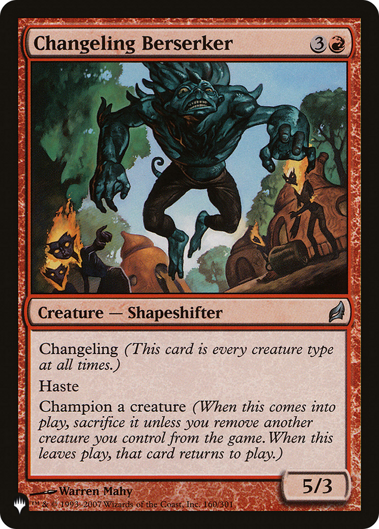 Image of Changeling Berserker [The List]