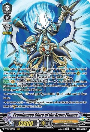 Image of Prominence Glare of the Azure Flames (V-PR/0197EN) [V Promo Cards]
