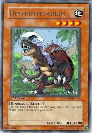 Image of Destroyersaurus [FOTB-EN017] Rare