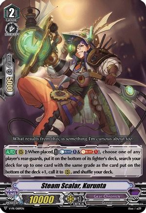 Steam Scalar, Kurunta (V PROMO CARDS)