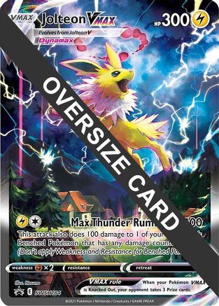 Image of Jolteon VMAX (SWSH184) (Jumbo Card) [Sword & Shield: Black Star Promos]