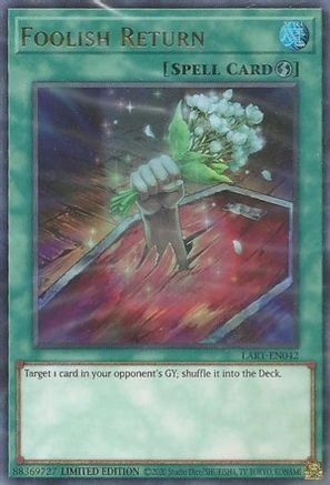 Image of Foolish Return [LART-EN042] Ultra Rare
