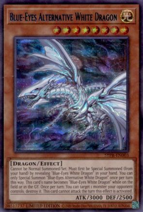 Image of Blue-Eyes Alternative White Dragon [SBPR-EN003] Secret Rare