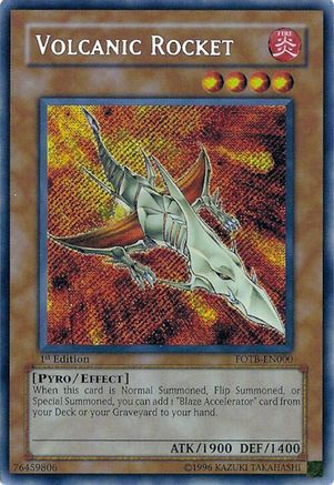 Image of Volcanic Rocket [FOTB-EN000] Secret Rare