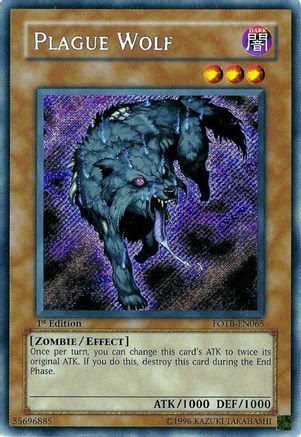 Image of Plague Wolf [FOTB-EN065] Secret Rare