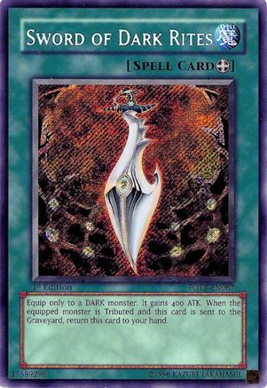 Image of Sword of Dark Rites [FOTB-EN067] Secret Rare