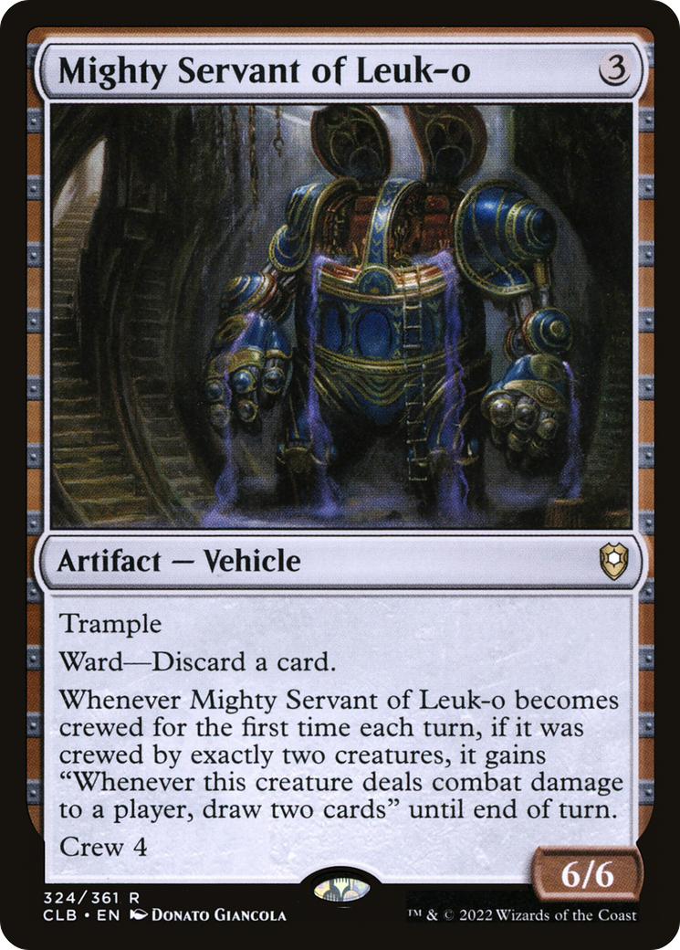 Image of Mighty Servant of Leuk-o [Commander Legends: Battle for Baldur's Gate]