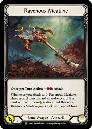 Image of Ravenous Meataxe [LGS047] (Promo)  Cold Foil