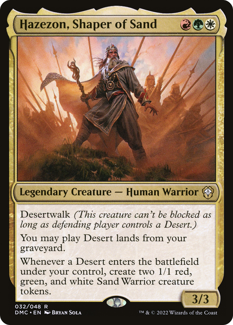 Image of Hazezon, Shaper of Sand [Dominaria United Commander]