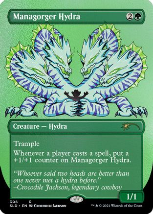Image of Managorger Hydra (Borderless) (Foil Etched) [Secret Lair Drop Series]