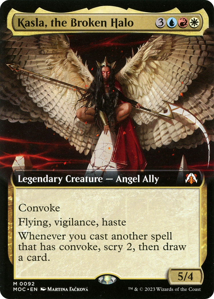 Image of Kasla, the Broken Halo (Extended Art) [March of the Machine Commander]