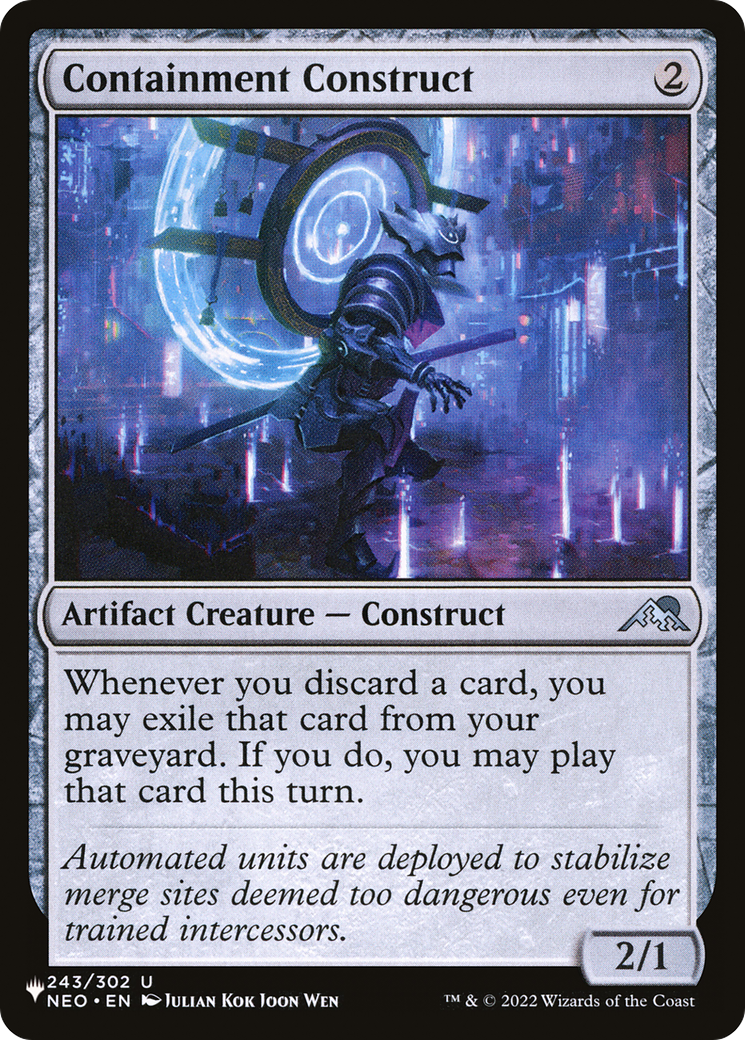 Image of Containment Construct [The List]