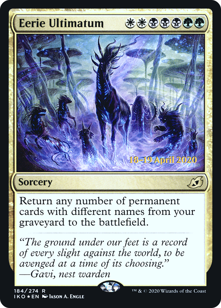 Image of Eerie Ultimatum [Ikoria: Lair of Behemoths Prerelease Promos]