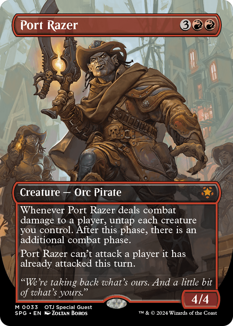Image of Port Razer (Borderless) [Outlaws of Thunder Junction Special Guests]