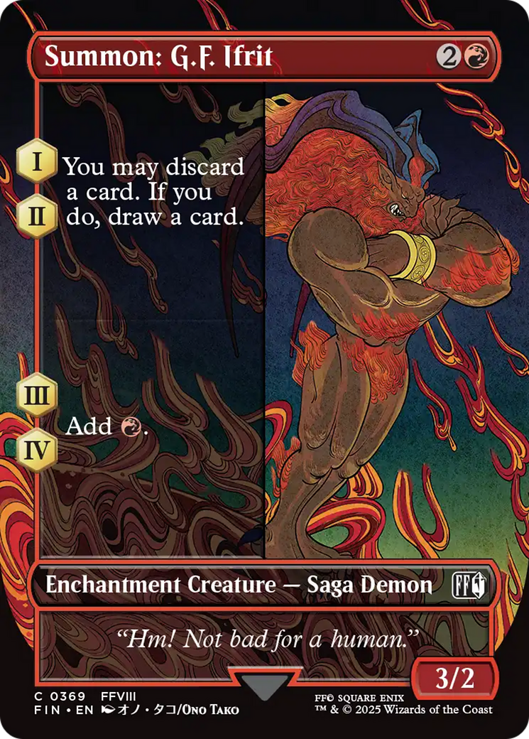 Image of Summon: G.F. Ifrit (Borderless) [FINAL FANTASY]