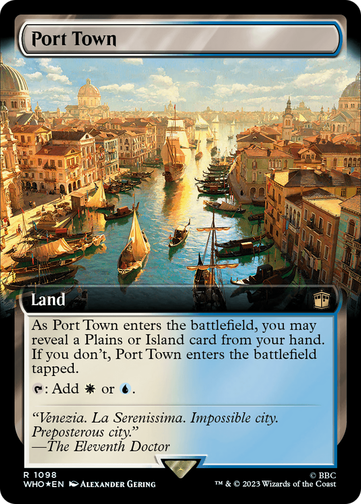 Image of Port Town (Extended Art) (Surge Foil) [Doctor Who]