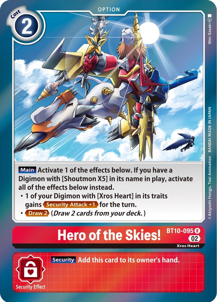 Image of Hero of the Skies! [BT10-095] [Xros Encounter]