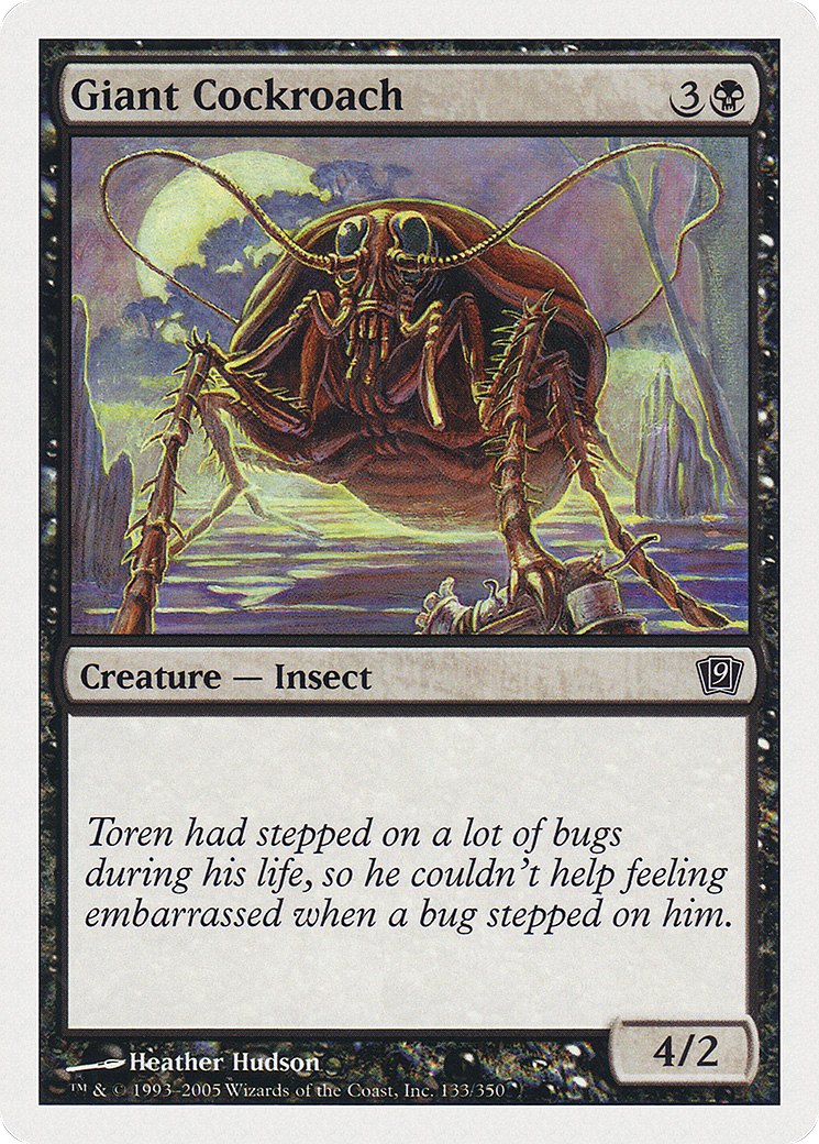 Image of Giant Cockroach [Ninth Edition]