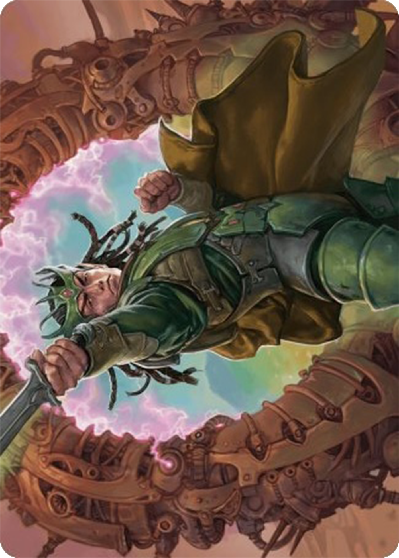 Image of Eladamri, Korvecdal Art Card [Modern Horizons 3 Art Series]