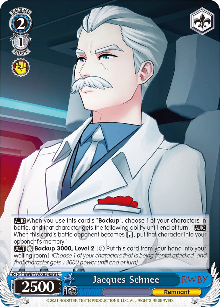 Image of Jacques Schnee (RWBY/WX03-088 U) [RWBY]