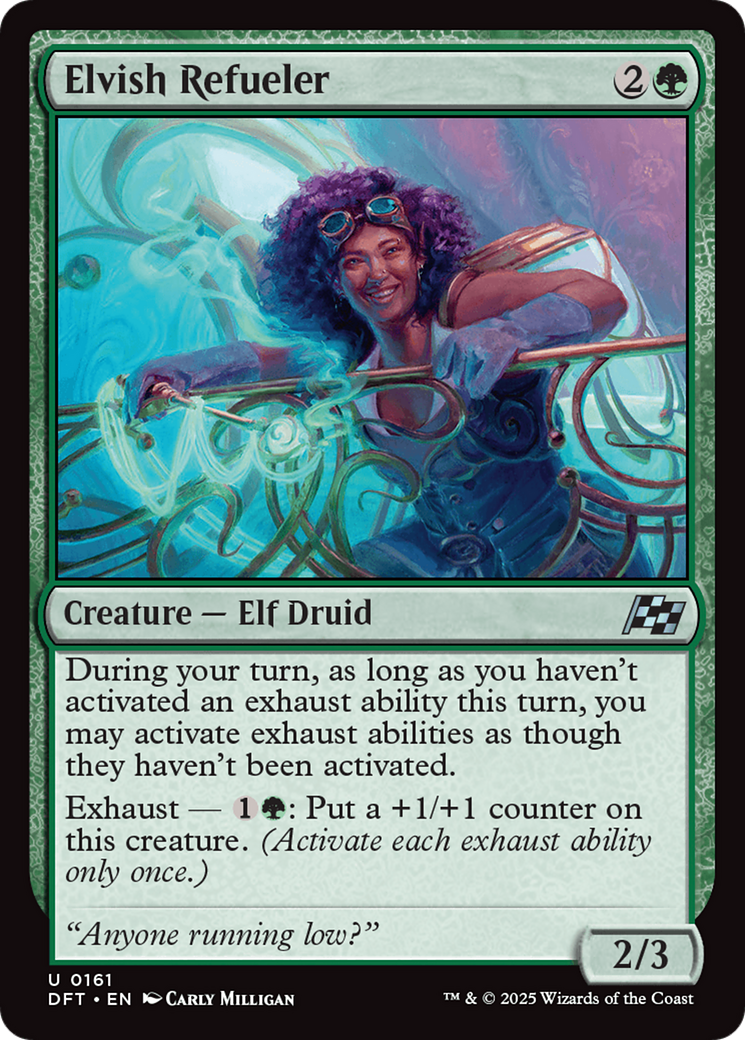 Image of Elvish Refueler [Aetherdrift]