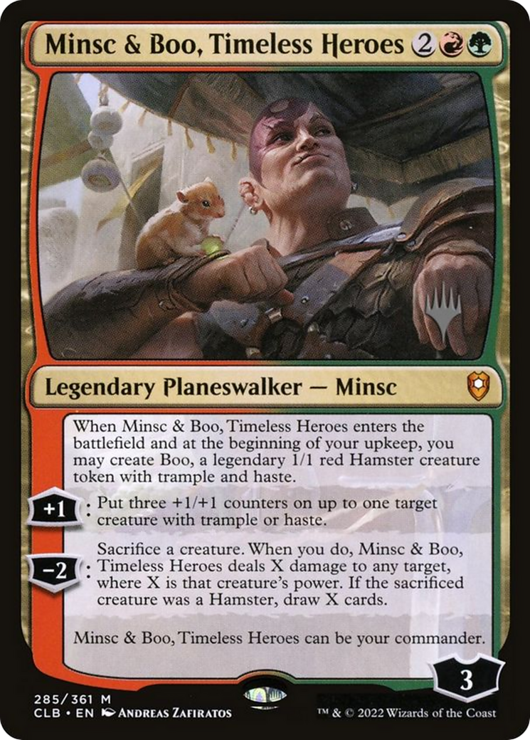 Image of Minsc & Boo, Timeless Heroes (Promo Pack) [The Lost Caverns of Ixalan Promos]