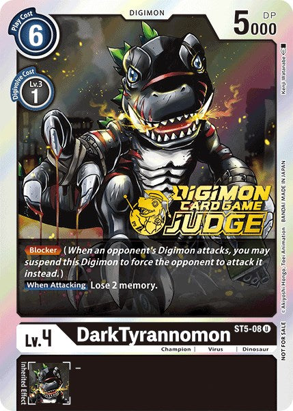 Image of DarkTyrannomon [ST5-08] (Judge Pack 1) [Starter Deck: Machine Black Promos]