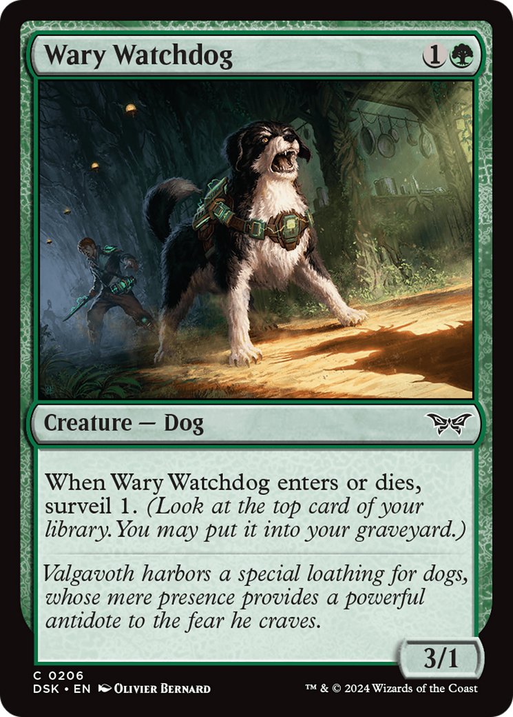 Image of Wary Watchdog [Duskmourn: House of Horror]