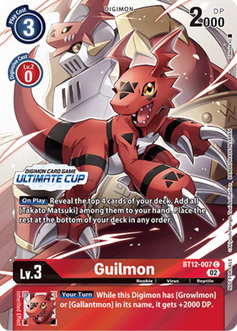 Image of Guilmon [BT12-007] (Ultimate Cup) [Across Time Promos]