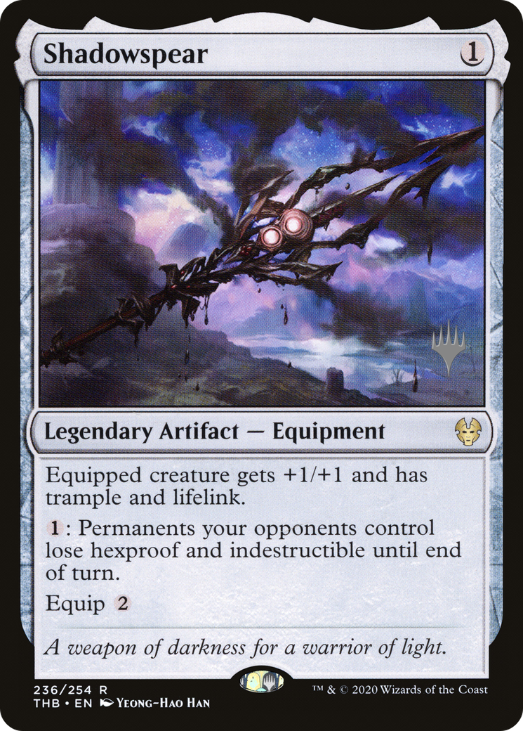 Image of Shadowspear (Promo Pack) [Theros Beyond Death Promos]