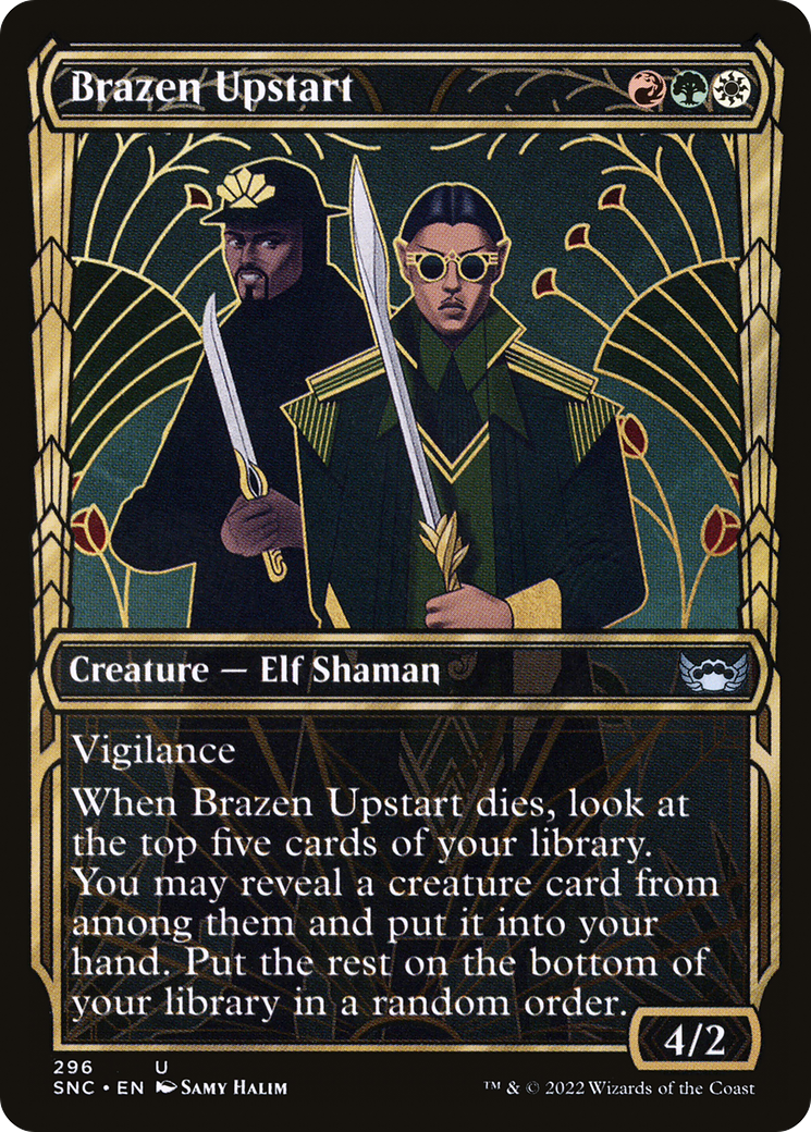 Image of Brazen Upstart (Showcase Golden Age) [Streets of New Capenna]