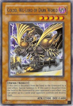 Image of Goldd, Wu-Lord of Dark World [CP03-EN007] Rare