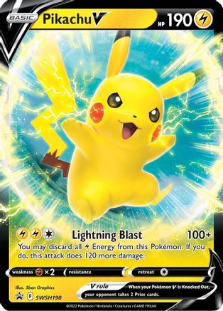 Image of Pikachu V (SWSH198) [Sword & Shield: Black Star Promos]