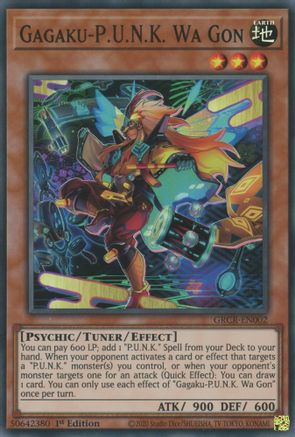 Image of Gagaku-P.U.N.K. Wa Gon [GRCR-EN002] Super Rare