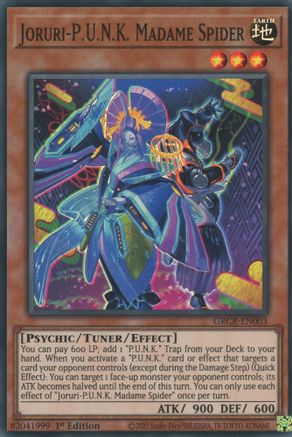 Image of Joruri-P.U.N.K. Madame Spider [GRCR-EN003] Super Rare