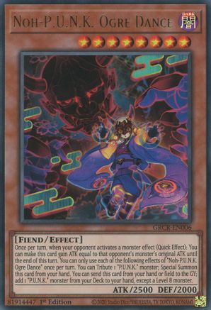 Image of Noh-P.U.N.K. Ogre Dance [GRCR-EN006] Ultra Rare