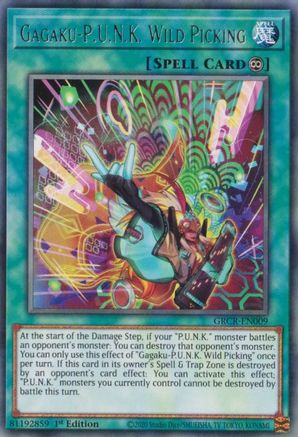 Image of Gagaku-P.U.N.K. Wild Picking [GRCR-EN009] Rare