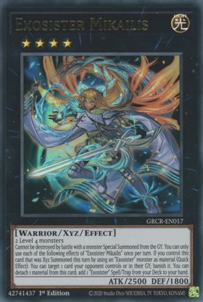 Image of Exosister Mikailis [GRCR-EN017] Ultra Rare